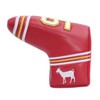SHABIER Rote Golf-Putterabdeckung mit NO.15 Design Schlägerhaube für Blade Golf