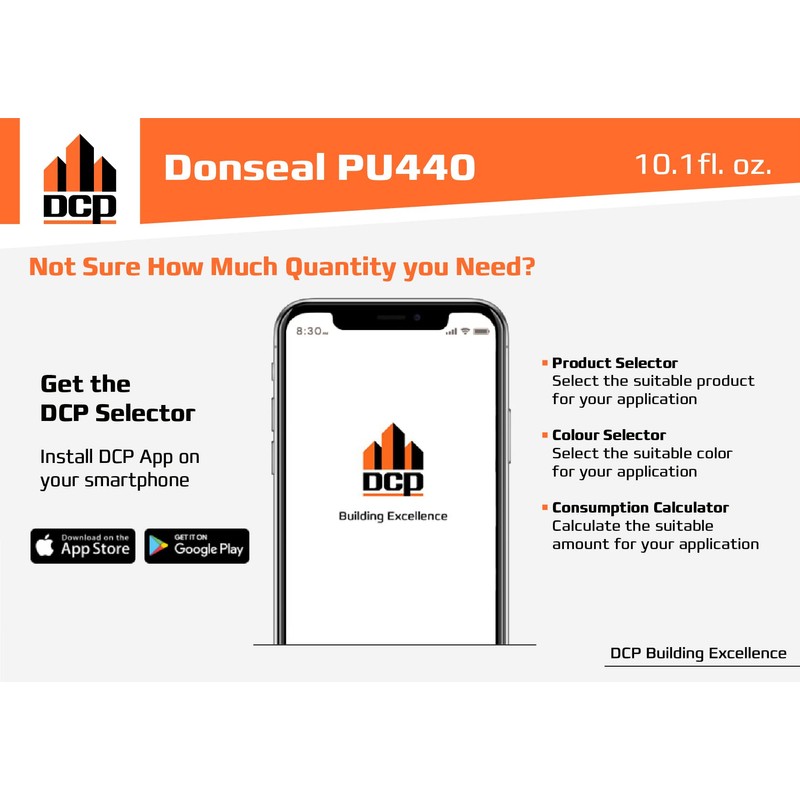 DCP Donseal PU440 Polyurethane Concrete Sealant 1 Pack– Non-Sag Concrete