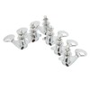 1:18 Gear Ratio Guitar Tuners Knob Enclosed Robust Silver Electric