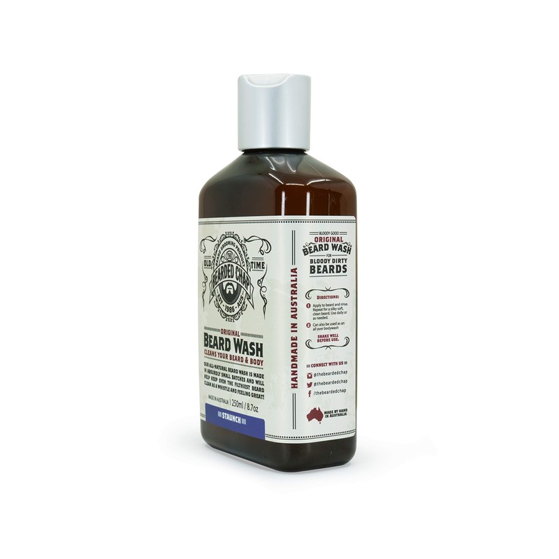 The Bearded Chap Original Staunch Beard Wash, 250 milliliters