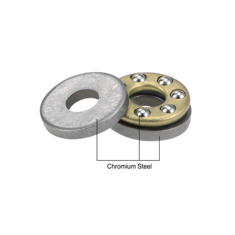 sourcing map F3-8M Thrust Ball Bearings 3mm x 8mm x