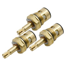 EATAKWARD 994053-0070A Bath Kitchen Faucet Replacement Valve Cartridge 3 Packs, 4Z-24H Hot and Cold Brass Replacement Stem, for American Standard Faucets