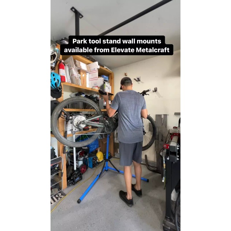 Elevate Metalcraft Bicycle Mechanic Stand Wall Hanger Mount For Park