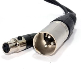 kenable 3 Pin Male XLR Plug to 3 Socket Female Mini XLR Cable 6m [6 metres]