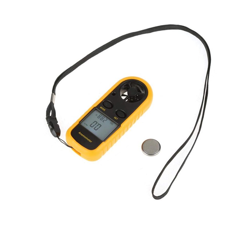 Wind Speed Gauge, Anemometer Portable Digital Air Flow Speed Meter