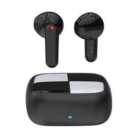Nakamichi Clover True Wireless Stereo TWS Earbuds With Low Latency Bluetooth 5.3 Connection Fast Charging Touch Control Charging Case Black