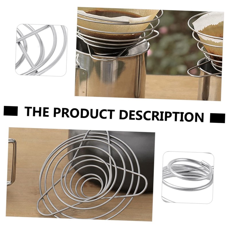 LALAFINA 1set Coffee Funnel Dripper Durable Filter Holder for Manual