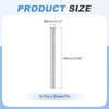 MECCANIXITY 14Pcs Dowel Pin 8mm x 100mm Shelf Support Pin