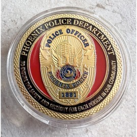 CITY OF PHOENIX POLICE DEPT Challenge Coin USA