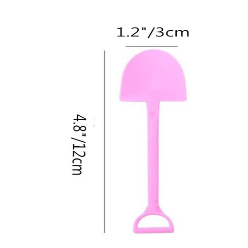 100 Pcs Plastic Mini Ice Cream Dessert Spoon Shovels Pudding