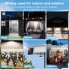 Solar Pendant Lights Outdoor,4 Heads Solar Shed Light Dimmable with