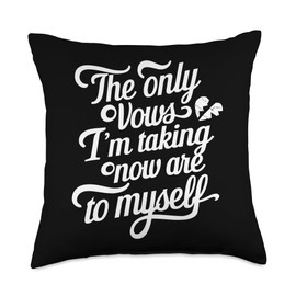 Divorce Celebration Empowerment Humor Moving On Throw Pillow