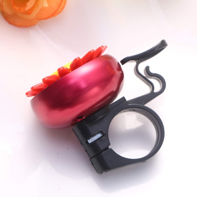 Vorcool Sunflower Shaped Children's Bicycle Cycling Bell Handlebar Ring Ringer