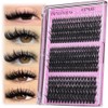 TNFVLONEINS Lash Clusters Wispy Eyelash Clusters Spiky Individual Lashes Clusters