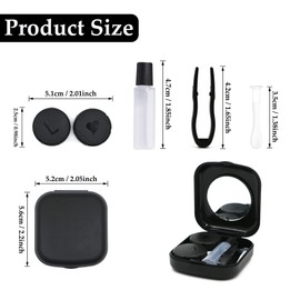Leak-proof Travel Contact Lens Case Set for Home and Travel, d'Alene to, Fashion