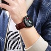 Moran Quick Release Leather Watch Bands Deployment Butterfly Buckle Calfskin