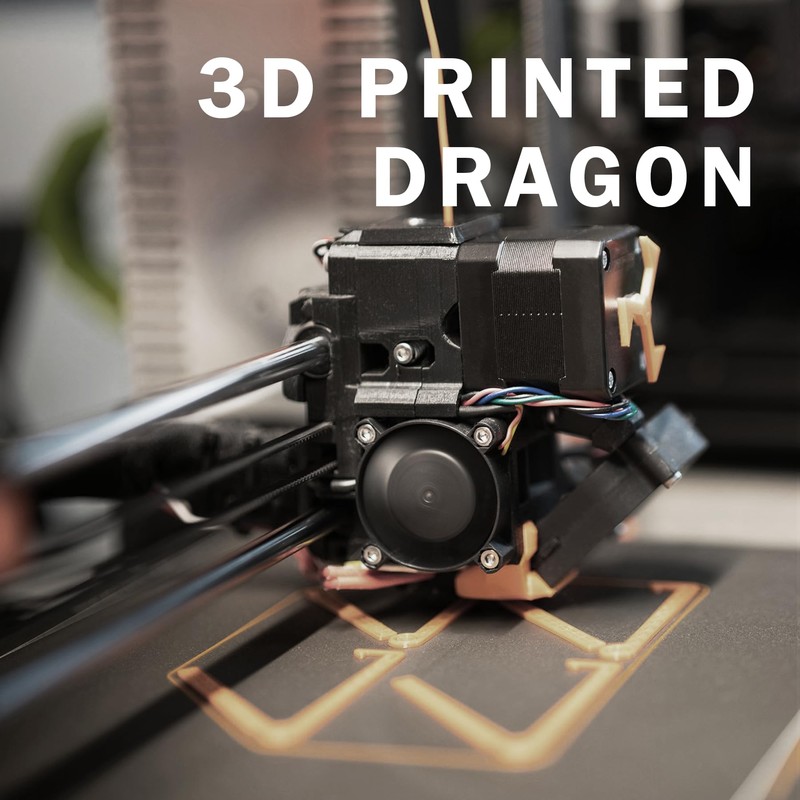 HTXJ-MF 3D Printed Dragon Eggs with Dragon Inside,Flexible Articulating Crystal