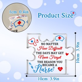 Nurse Stocking Stuffers Nurse RN Gifts For Nurses Decorative Design For Women -Thank You Gift Appreciation Gifts for Nurses Women Teacher Friends Coworkers Doctor Nurse Inspirational Quotes for Mom Aunt Sister Daughter