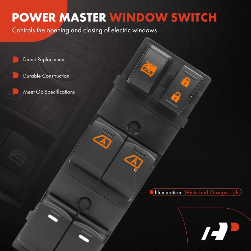 A-Premium Master Power Window Switch Compatible with Infiniti EX35 2008-2012,
