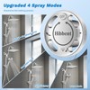 Hibbent Upgraded All Metal 10"Rainfall Showerhead Combo, High Pressure Shower