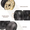 GOBEKOR 10 Pack Interior Privacy Door Knobs Oil Rubbed Bronze