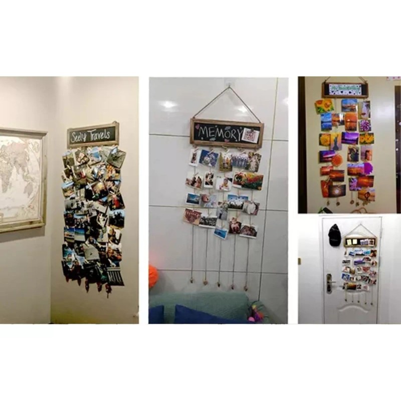 CONEJO MODA Porta Decorativas Madera Sólida Collage Pared De Fotos