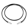 Suplight Women's Cord Necklace, Chain Only, Men's, Hypoallergenic, Black, Wax