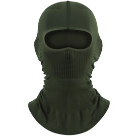 EVD-X Balaclava Special Balaclava Tactical Military Bandana, Neck Gaiter, Breathable, Cycling, UV Protection, Wind, Dust (BC-Short Green)
