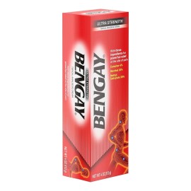 Bengay Crema Tópica Ultra Fuerte 4 Oz Para Alivio Del Dolor