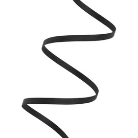 UnionJoy 1/8 inch Ribbon 100 Yards Solid Double Face Satin Ribbon for DIY Gift Packaging Party Wedding Flowers, Hair Bows, Handicrafts, Sewing Christmas Wedding Baby Shower Decoration(Black)