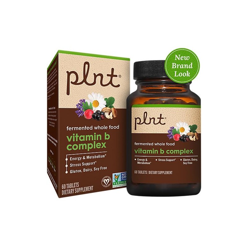 Fermented Whole Food Vitamin B Complex - Energy, Metabolism, &