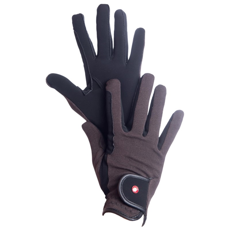 HKM by Reiterladen24 Professional Riding Gloves, Nubuck Imitation Leather, m
