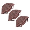 3pcs Stretchable Stocking Wig Cap Breathable Nylon Mesh Hat for
