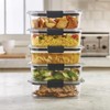 Rubbermaid Brilliance - Recipiente para alimentos, 3.2 tazas, paquete de