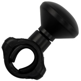 AERZETIX - C64601 – Steering Wheel Ball – Universal Diameter 49 mm – Knob / Aid Handle – Colour Black – for Car Tractor Lawn Mower Boat Truck Vehicle Buses
