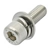 Onokatsu Stainless Steel Washer Embedded Hex Socket Bolt M6x12 22