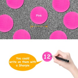 50 Pcs 2 Inch Pink Carpet Spot Markers Floor Dots Small Floor Circles Spots for Classroom Decoration Teacher Preshool Kids Supplies
