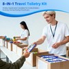 Personal Hygiene Kit Bulk,50 Pack Yellow Basic Travel Toiletry Set