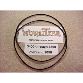 Wurlitzer Jukebox Turntable Belts, New Fits Models 3400 through 3800, 1050, 7500