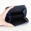 Logo Spark Men's Bi-fold Wallet, Round Zipper, Slim, Embossed, Embossed