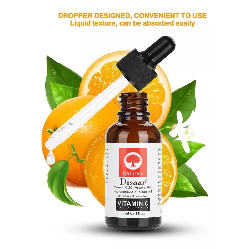 Dissar Vitamina C Serum Facial Con Acido Hialuronico Anti-edad