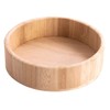 Balsa Wood Round Tray, Medium, 22 x 5.5 cm
