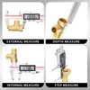VINCA IP67 Grade Bluetooth Digital Caliper, DIPA-0605B 0-6 Inch/150mm, Inch/Millimeter/Fraction