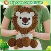 Alutaba Crochet Kit for Beginners Adults, 10in Lion Crochet Animal