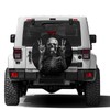 Foruidea Skeleton with Rock Spare Tire Cover with Backup Camera