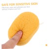 Beavorty 1pc Brown Volcanic Mud Facial Cleansing Sponge Gentle Exfoliating