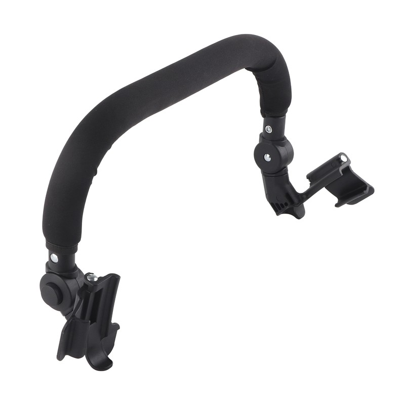 Baby Stroller Bumper Bar Universal Adjustable Angle Stroller Armrest Comfortable