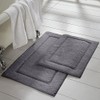 Amrapur Overseas 2-Pack Solid Loop with Non-Slip Backing Bath Mat