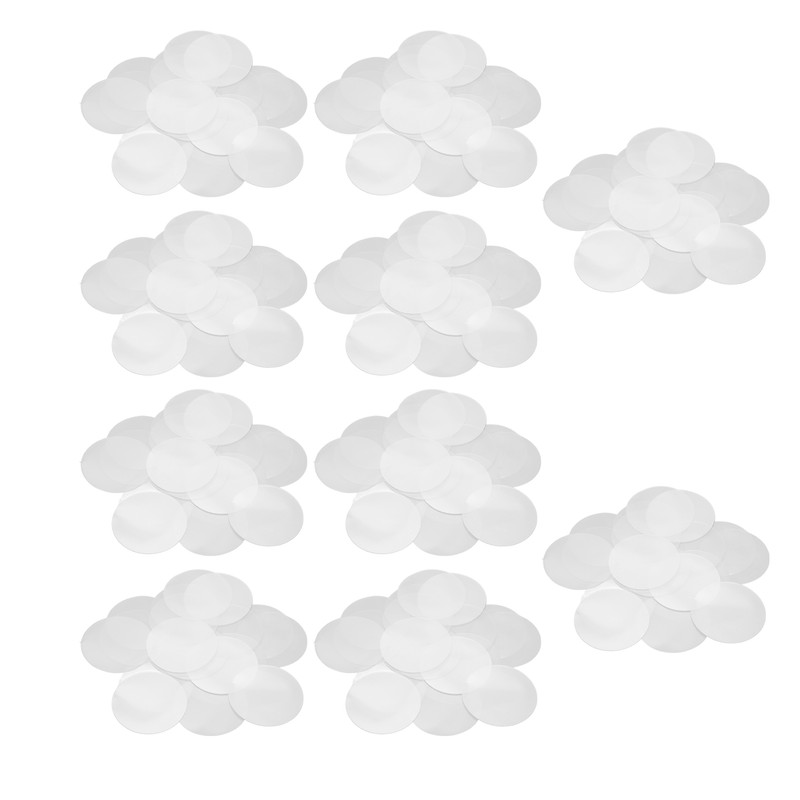 200Pcs Transparent Badge Film Protective Clear PVC Multi Purpose Badge