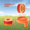 Evenlinkics 20 Pack WA0010 Replacement Spool for Worx Weed Eater